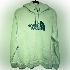 The north face mint green pullover hoodie with pockets Size XL